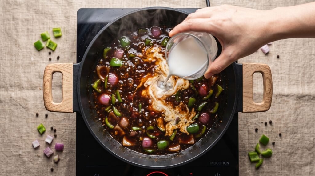 Chicken frying in pan 2K 202607271205