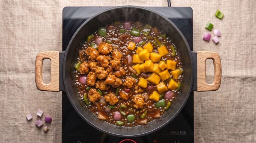 Chicken frying in pan 2K 202607271215