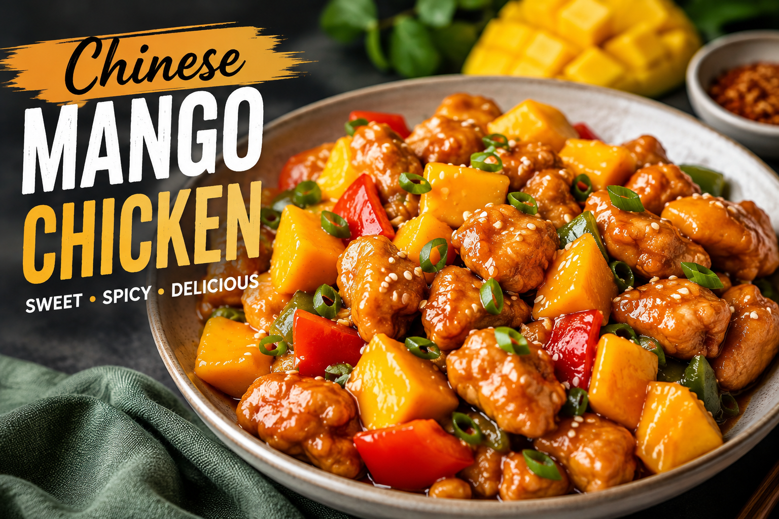 Chinese Mango Chicken Recipe: Easy Sweet & Spicy Stir-Fry
