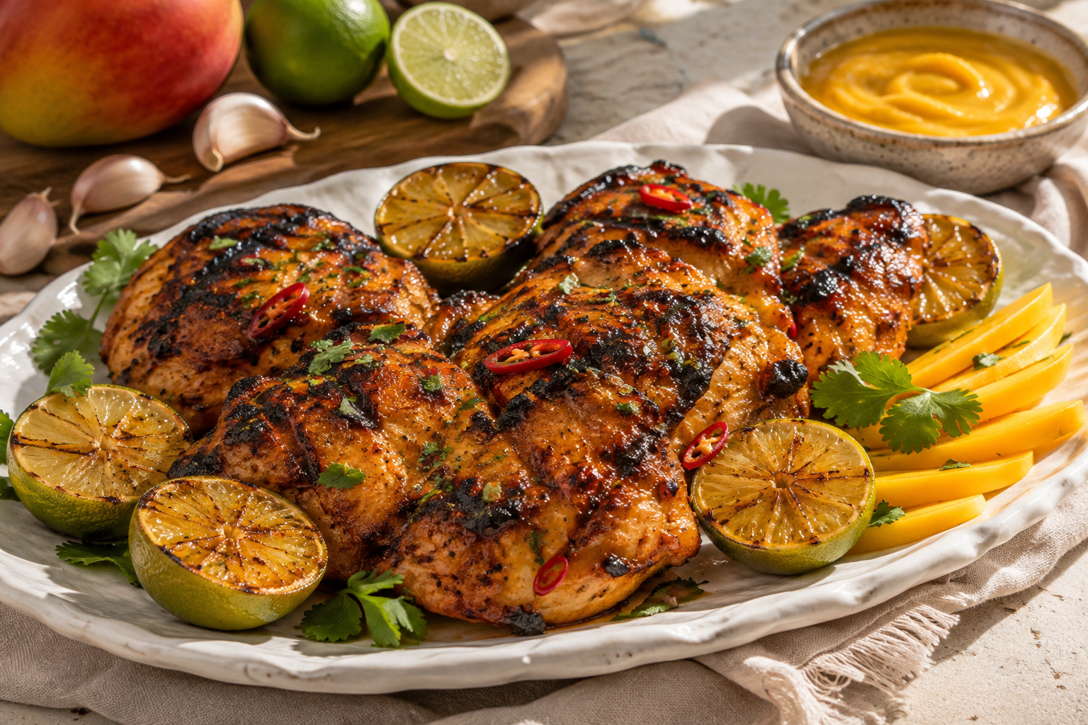 Mango Lime Grilled Chicken