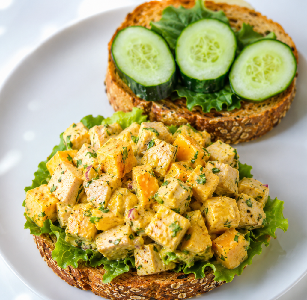 Mango Chicken Salad Sandwich