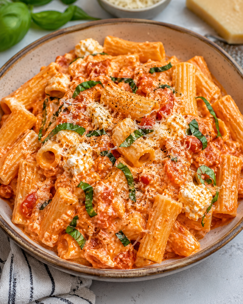 Creamy Tomato Ricotta Pasta