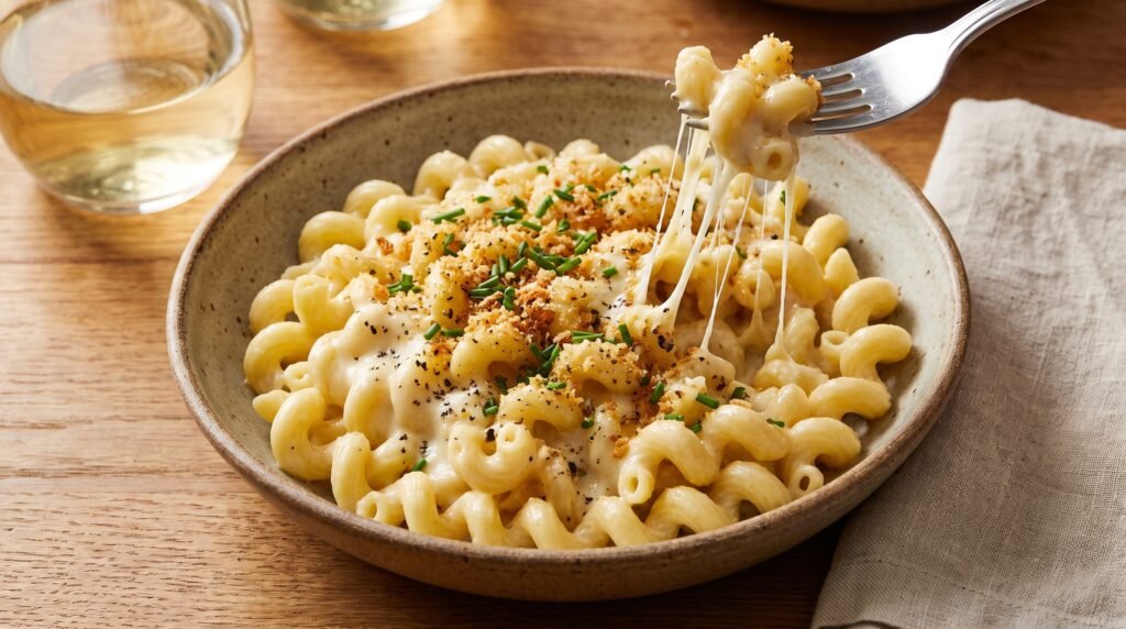Creamy Four Cheese Pasta 2K 202609040901