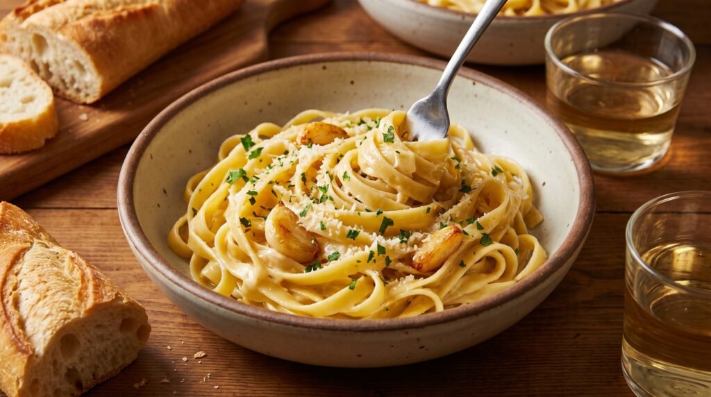 Creamy Garlic Butter Pasta 2K 202609040851