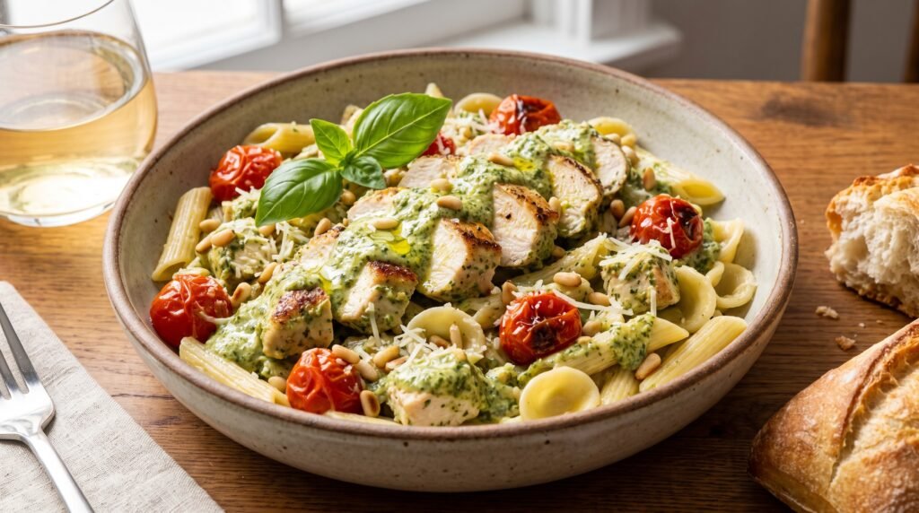 Creamy Pesto Chicken Pasta 2K 202609040909