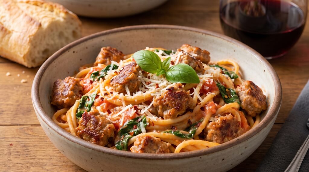 Creamy Sausage Pasta 2K 202609032130