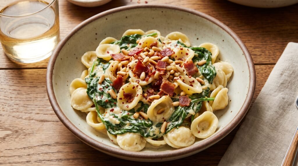 Creamy Spinach Pasta 2K 202609032118