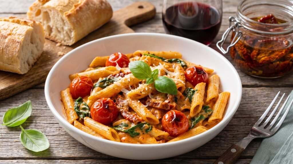 Creamy Sun Dried Tomato Pasta 2K 202609040835