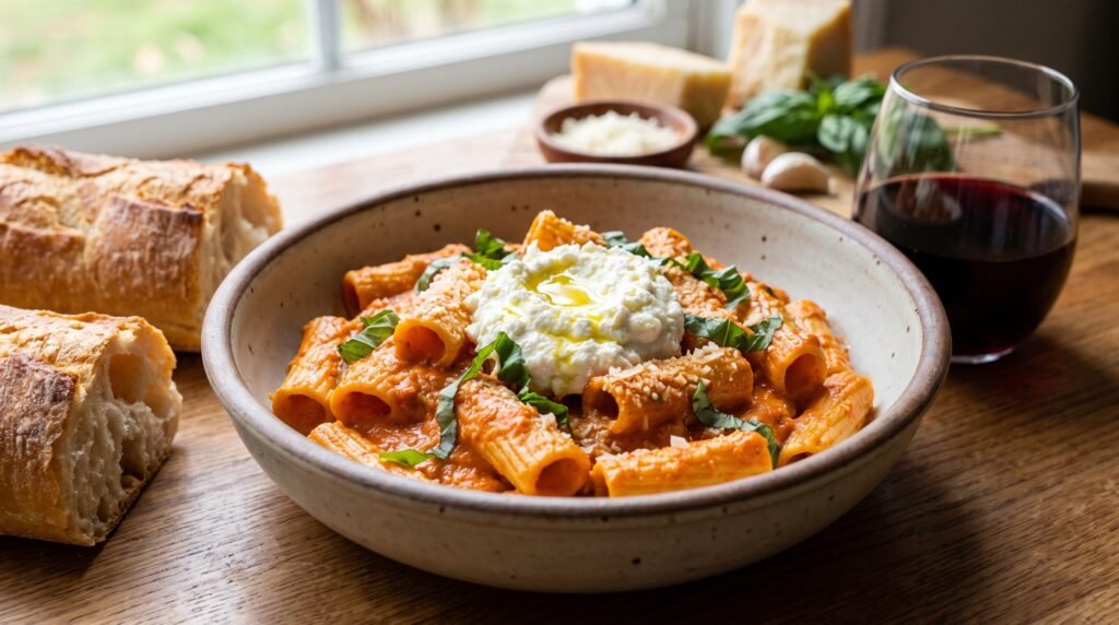 Creamy Tomato Ricotta Pasta 2K 202609032105